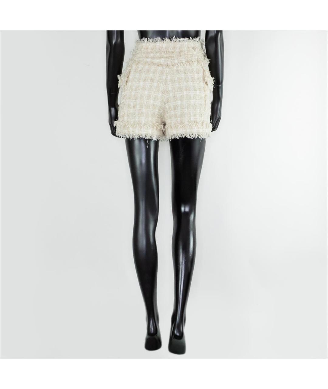 BALMAIN Бежевые шорты, фото 3