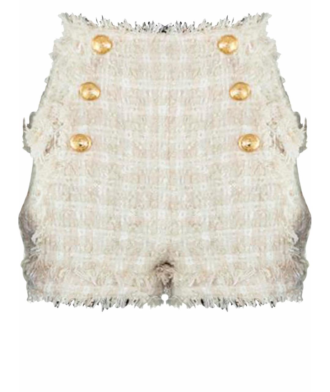 BALMAIN Бежевые шорты, фото 1