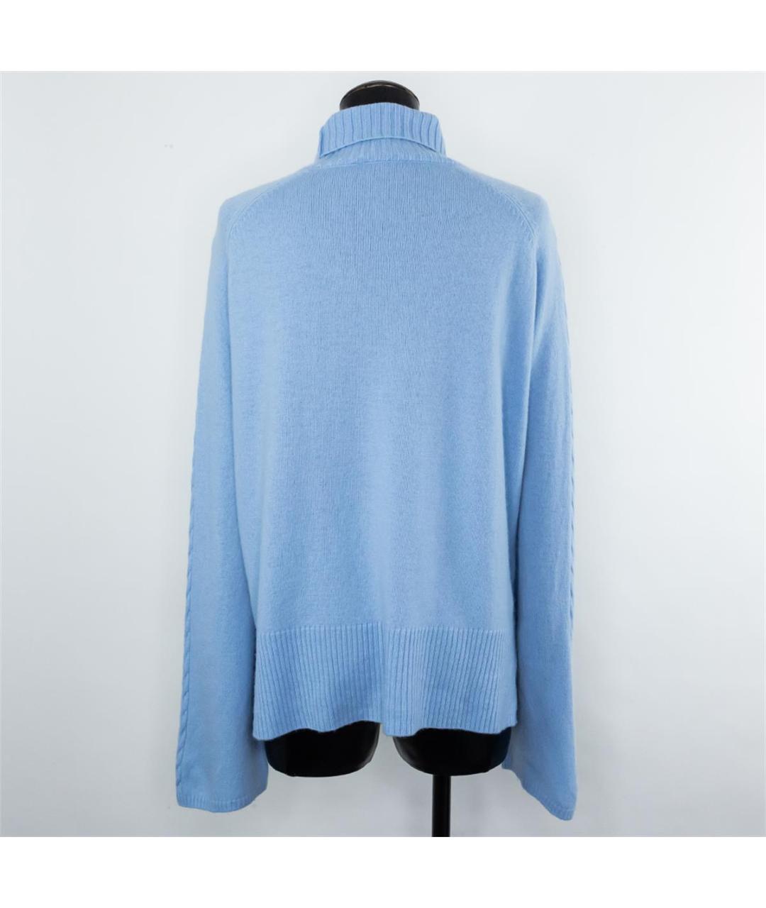 MAX MARA Голубой кашемировый джемпер / свитер, фото 3