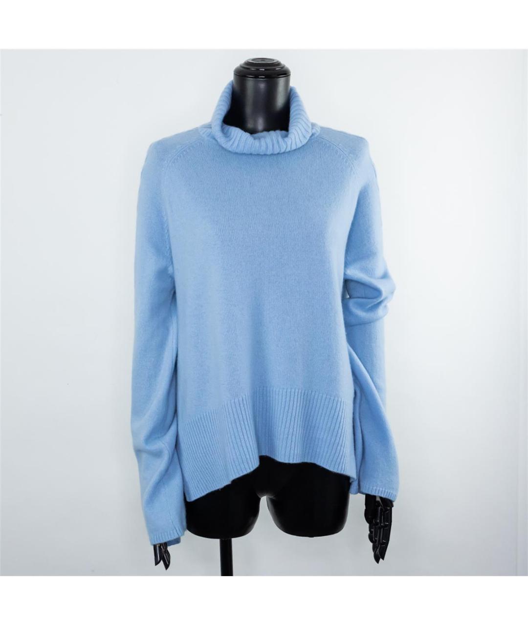 MAX MARA Голубой кашемировый джемпер / свитер, фото 4
