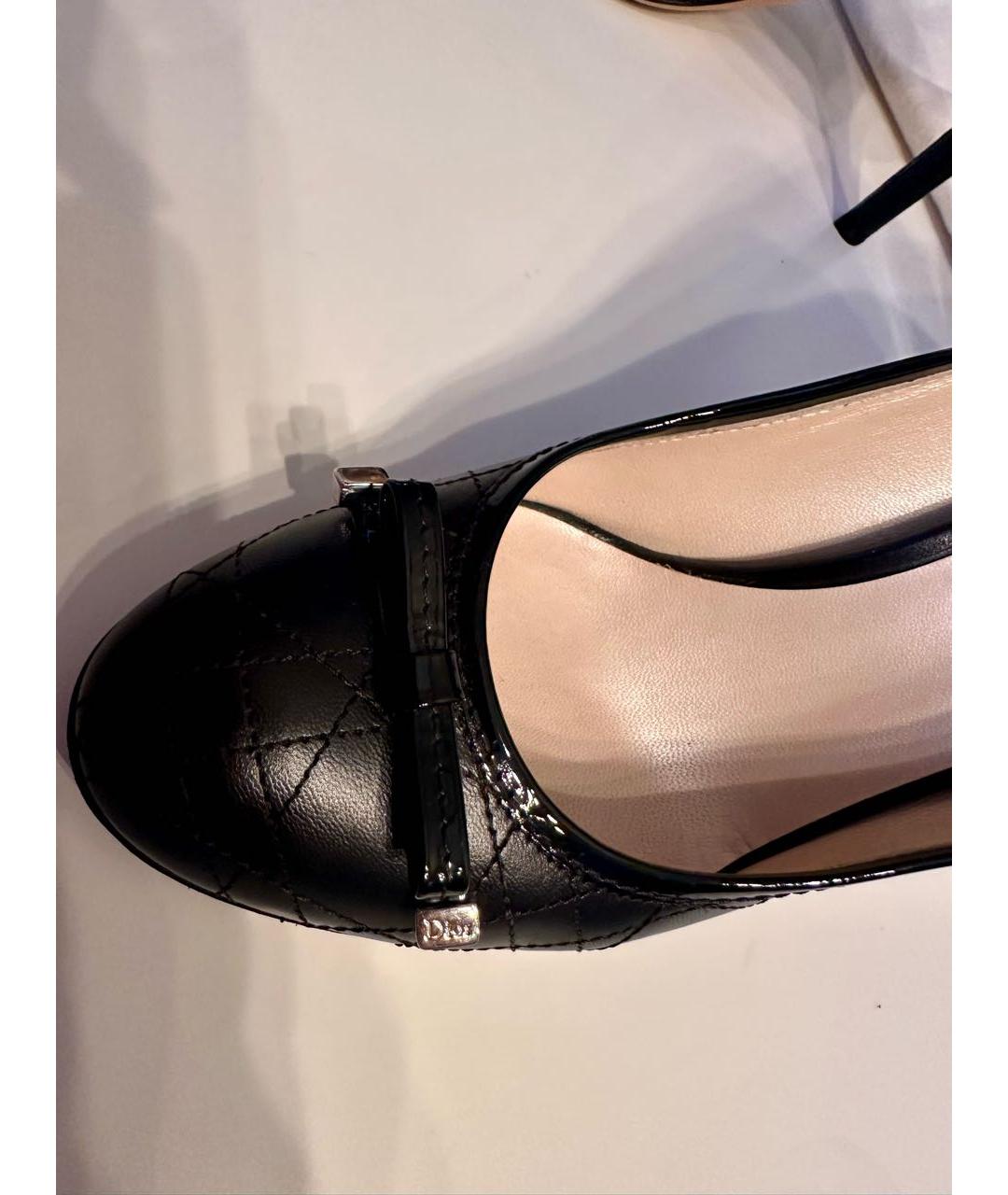 CHRISTIAN DIOR PRE-OWNED Черные кожаные туфли, фото 8