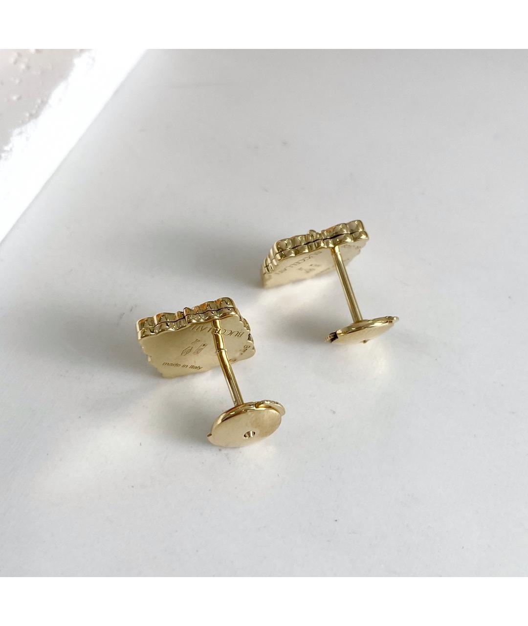 Buccellati Синие серьги из желтого золота, фото 2