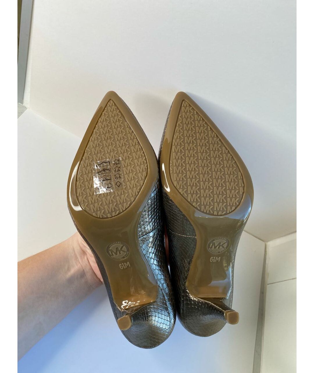 MICHAEL KORS Коричневые кожаные туфли, фото 5