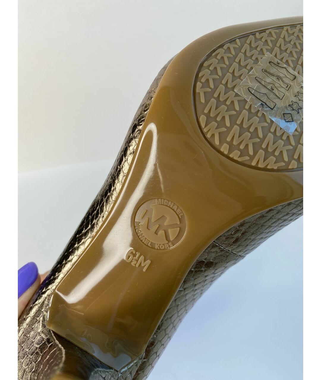 MICHAEL KORS Коричневые кожаные туфли, фото 4