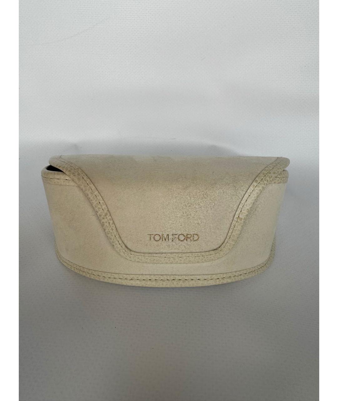 TOM FORD Розовые металлические солнцезащитные очки, фото 4