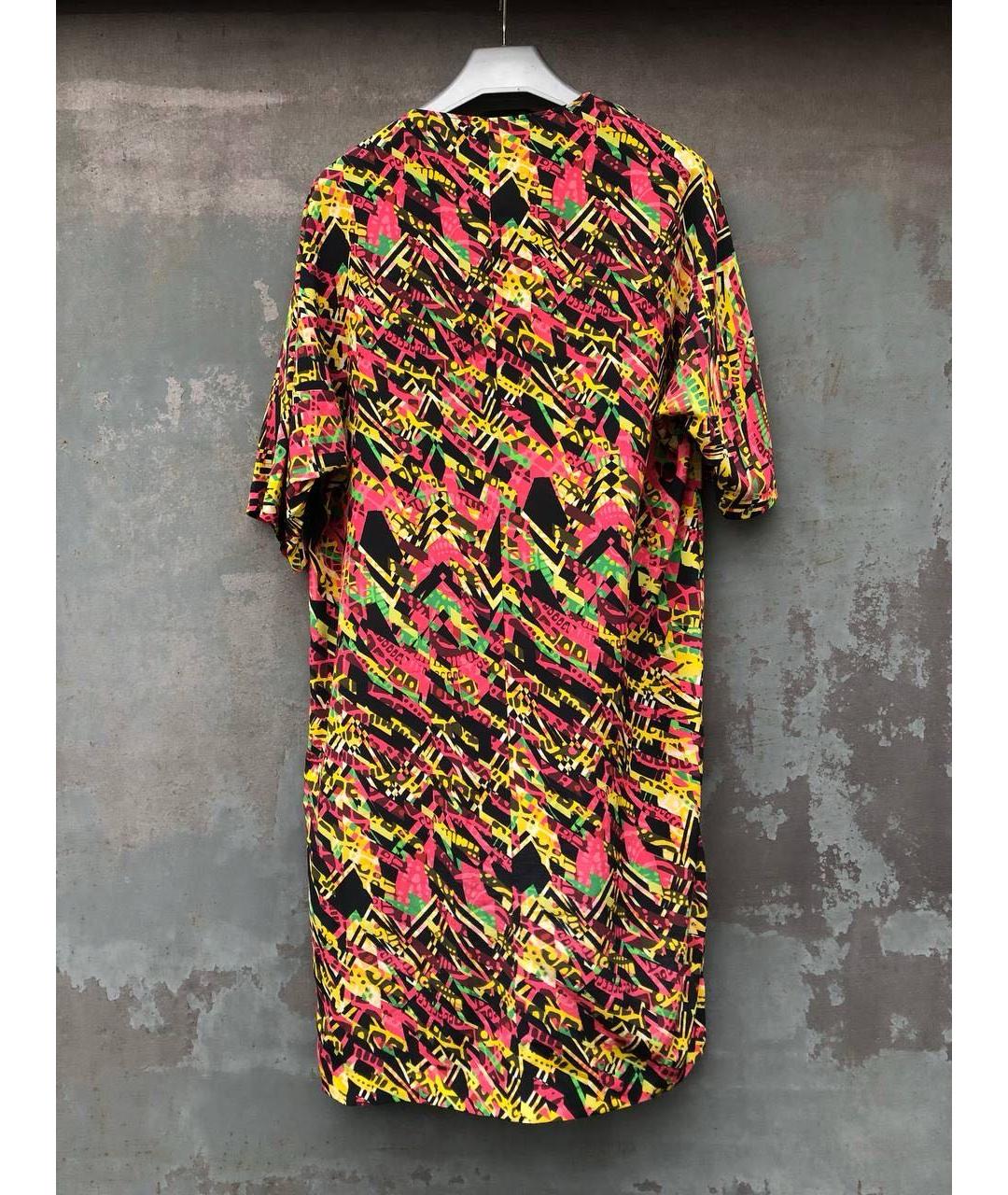 M MISSONI Мульти шелковое платье, фото 6
