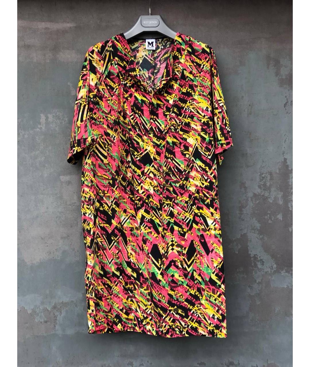 M MISSONI Мульти шелковое платье, фото 2