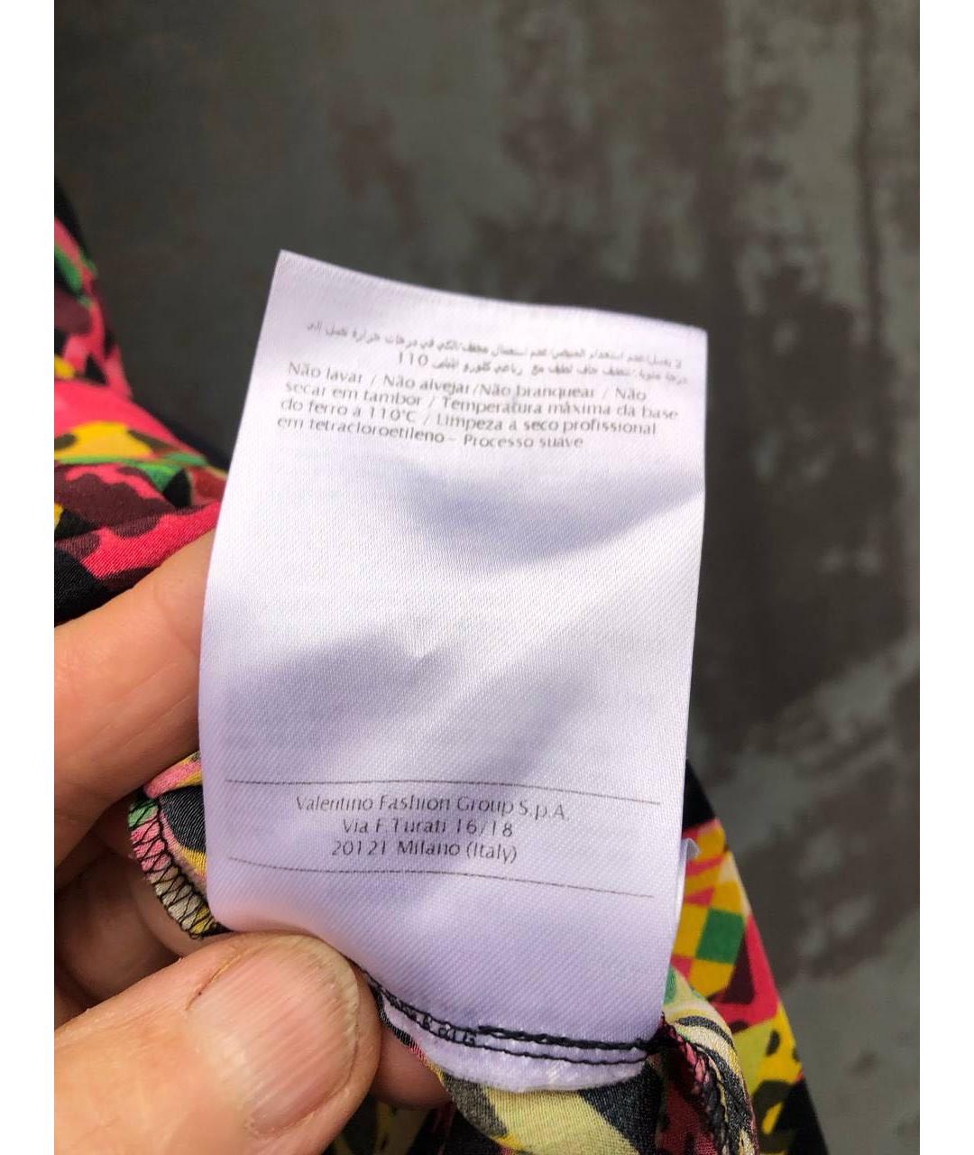 M MISSONI Мульти шелковое платье, фото 5