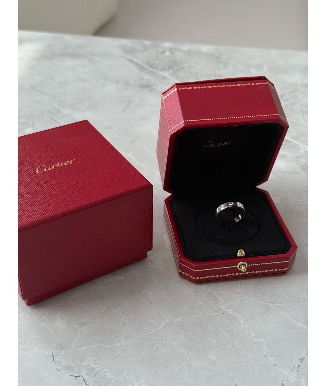 CARTIER Серебряное кольцо из белого золота, фото 6