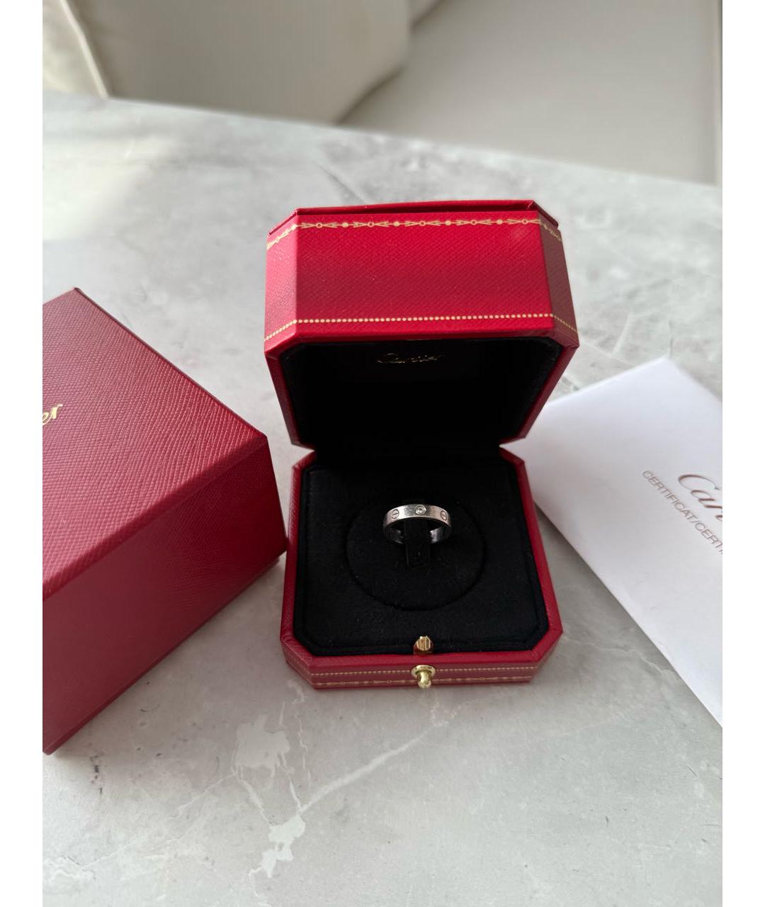 CARTIER Серебряное кольцо из белого золота, фото 5