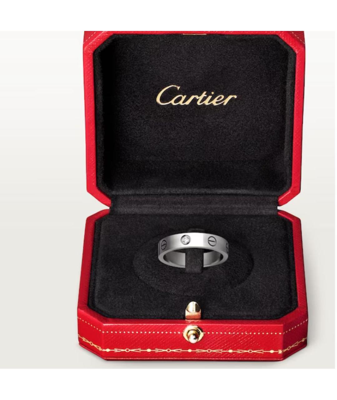 CARTIER Серебряное кольцо из белого золота, фото 3