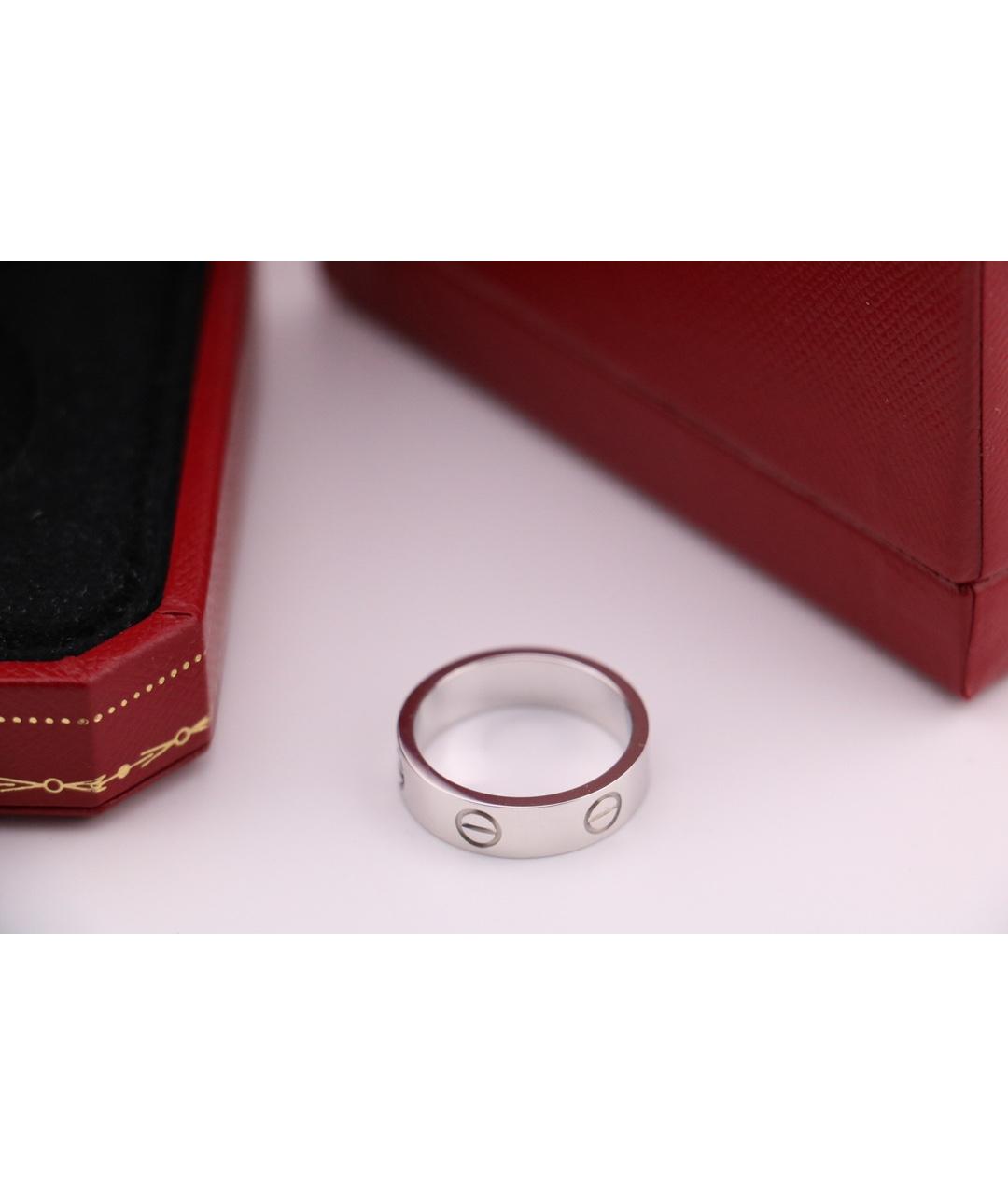 CARTIER Серебряное кольцо из белого золота, фото 4