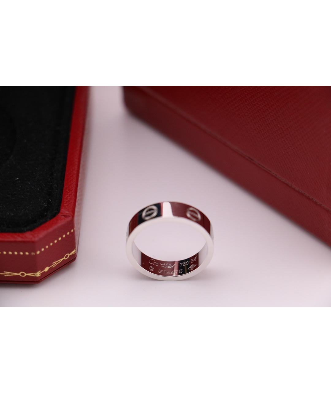 CARTIER Серебряное кольцо из белого золота, фото 5