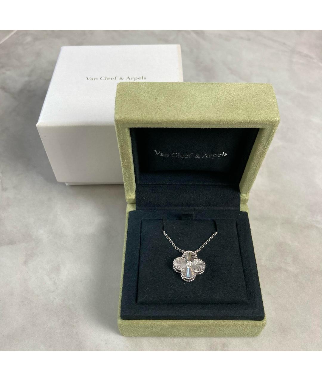 VAN CLEEF & ARPELS Серебряное колье из белого золота, фото 2