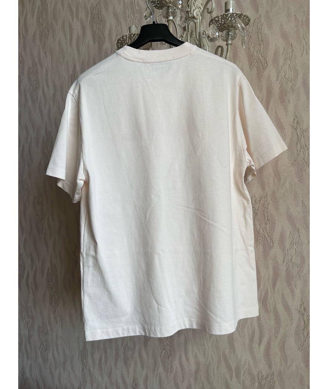 WALK OF SHAME Бежевая хлопковая футболка, фото 2