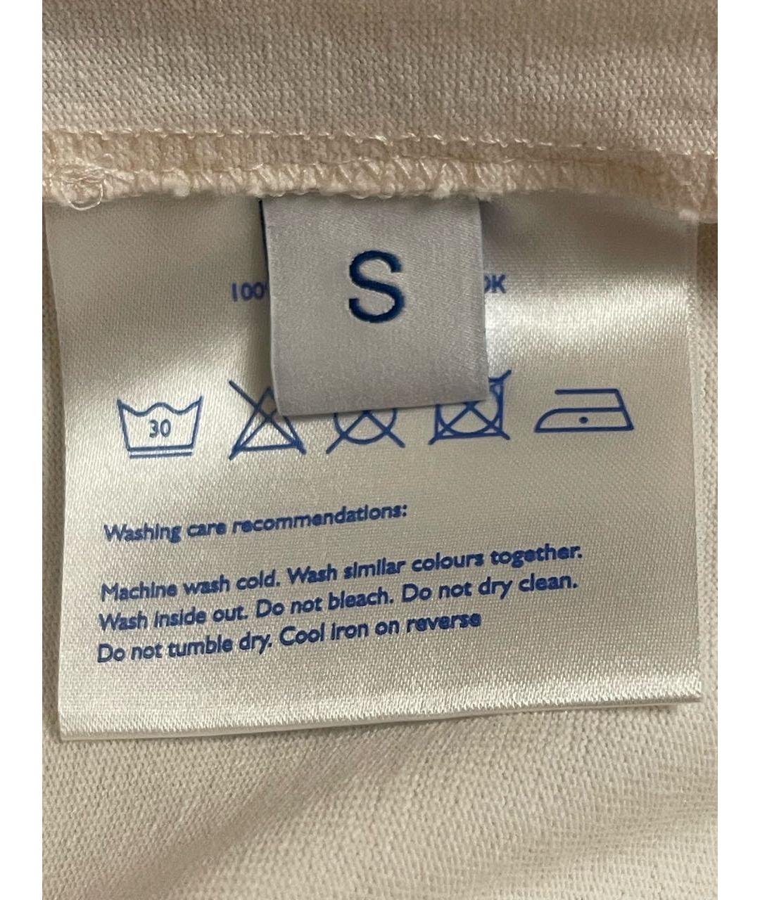 WALK OF SHAME Бежевая хлопковая футболка, фото 5