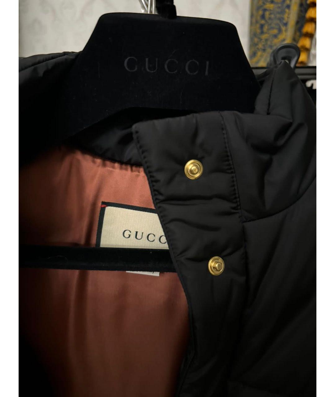 GUCCI Черный пуховик, фото 3