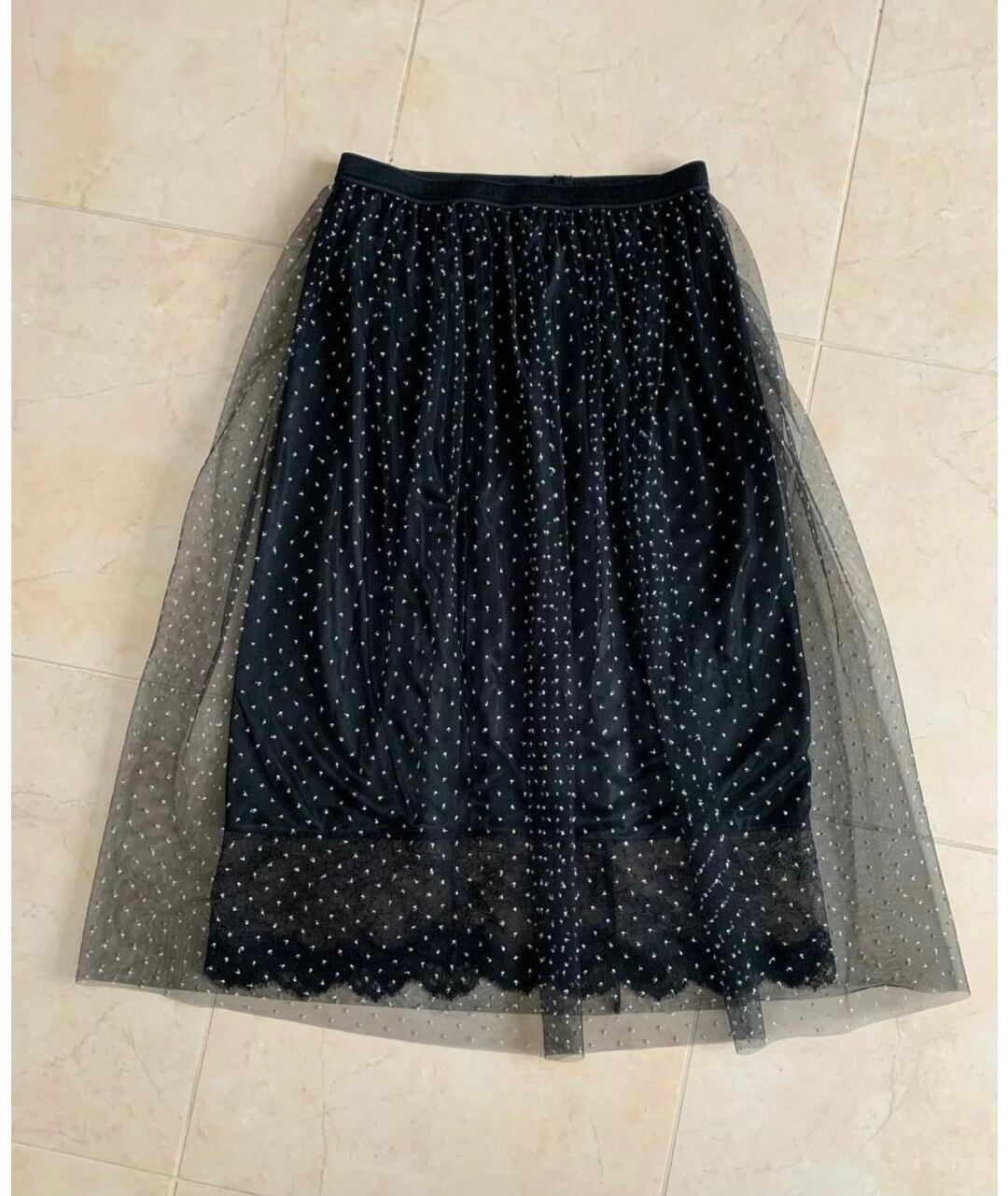 MARC CAIN Черная полиамидовая юбка миди, фото 8
