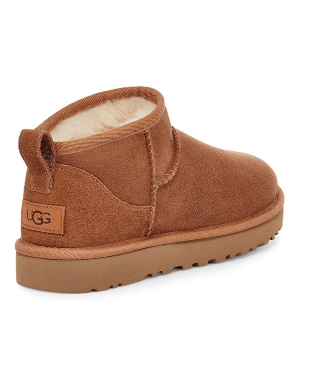 UGG AUSTRALIA Коричневые замшевые ботинки, фото 3