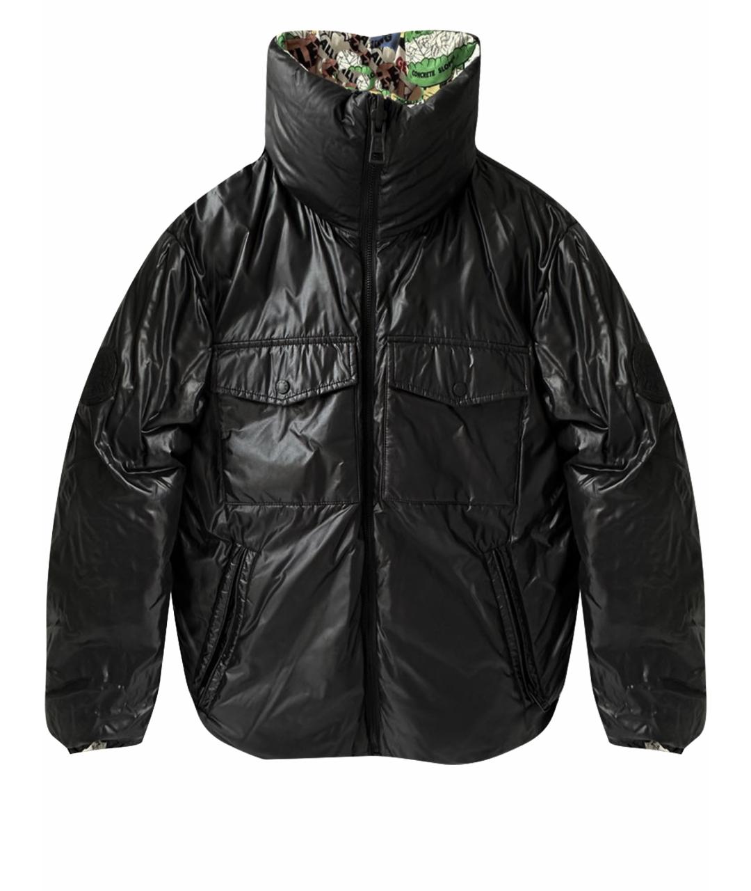 MONCLER Черный пуховик, фото 1