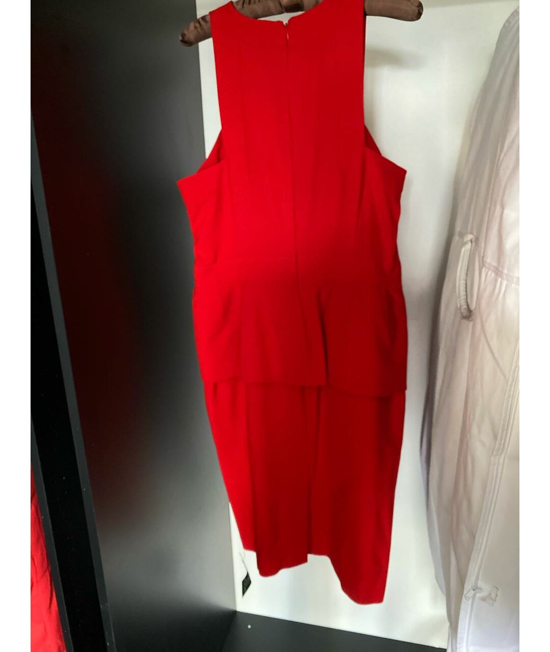 ALEXANDER MCQUEEN Красное коктейльное платье, фото 2