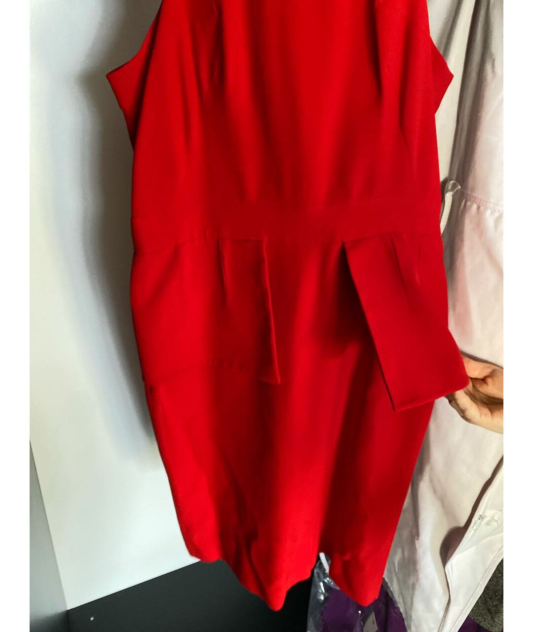 ALEXANDER MCQUEEN Красное коктейльное платье, фото 3
