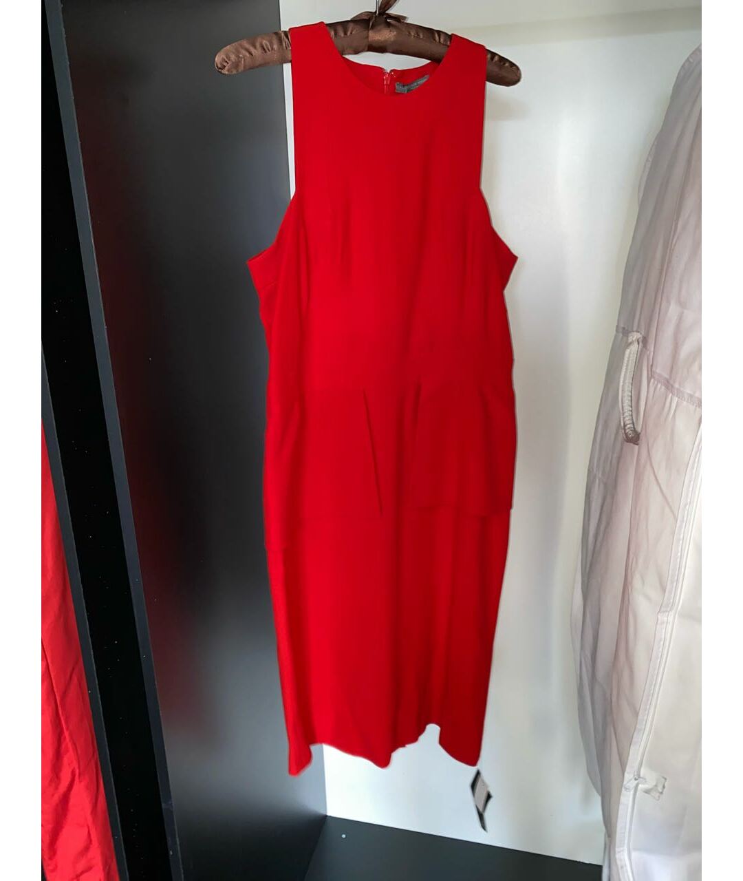 ALEXANDER MCQUEEN Красное коктейльное платье, фото 5