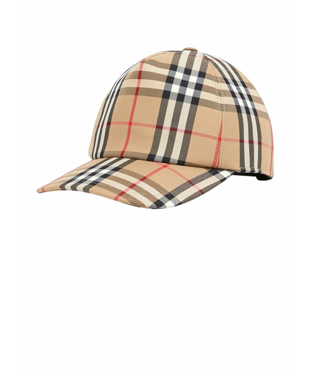 BURBERRY Бежевая кепка/бейсболка, фото 1