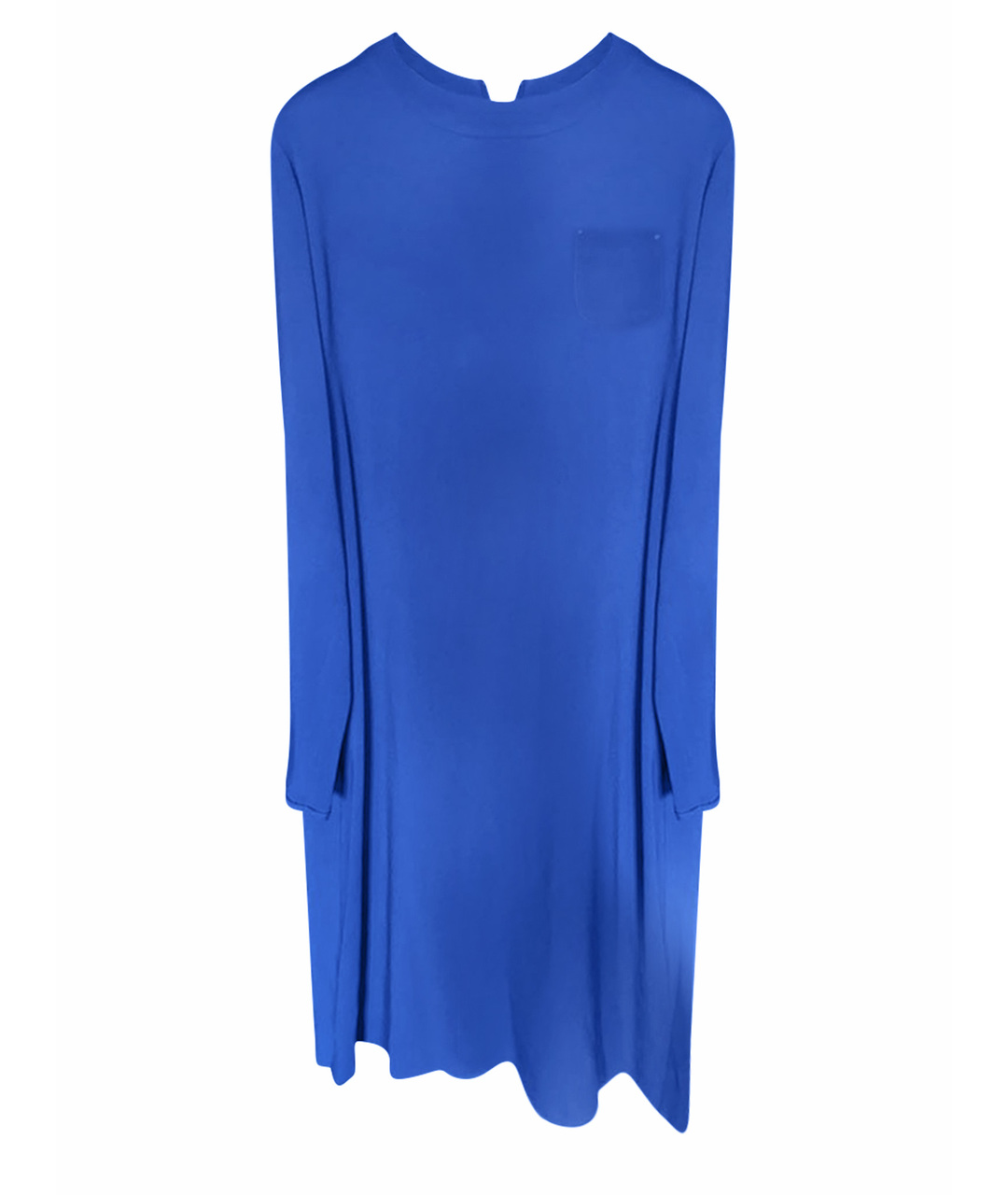 'S MAX MARA Синее вискозное повседневное платье, фото 1