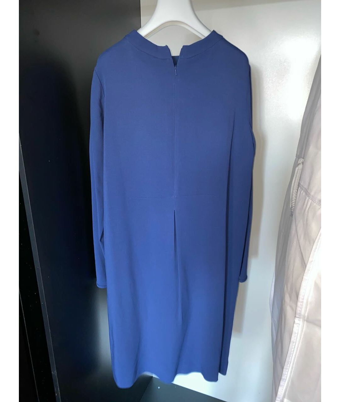 'S MAX MARA Синее вискозное повседневное платье, фото 2