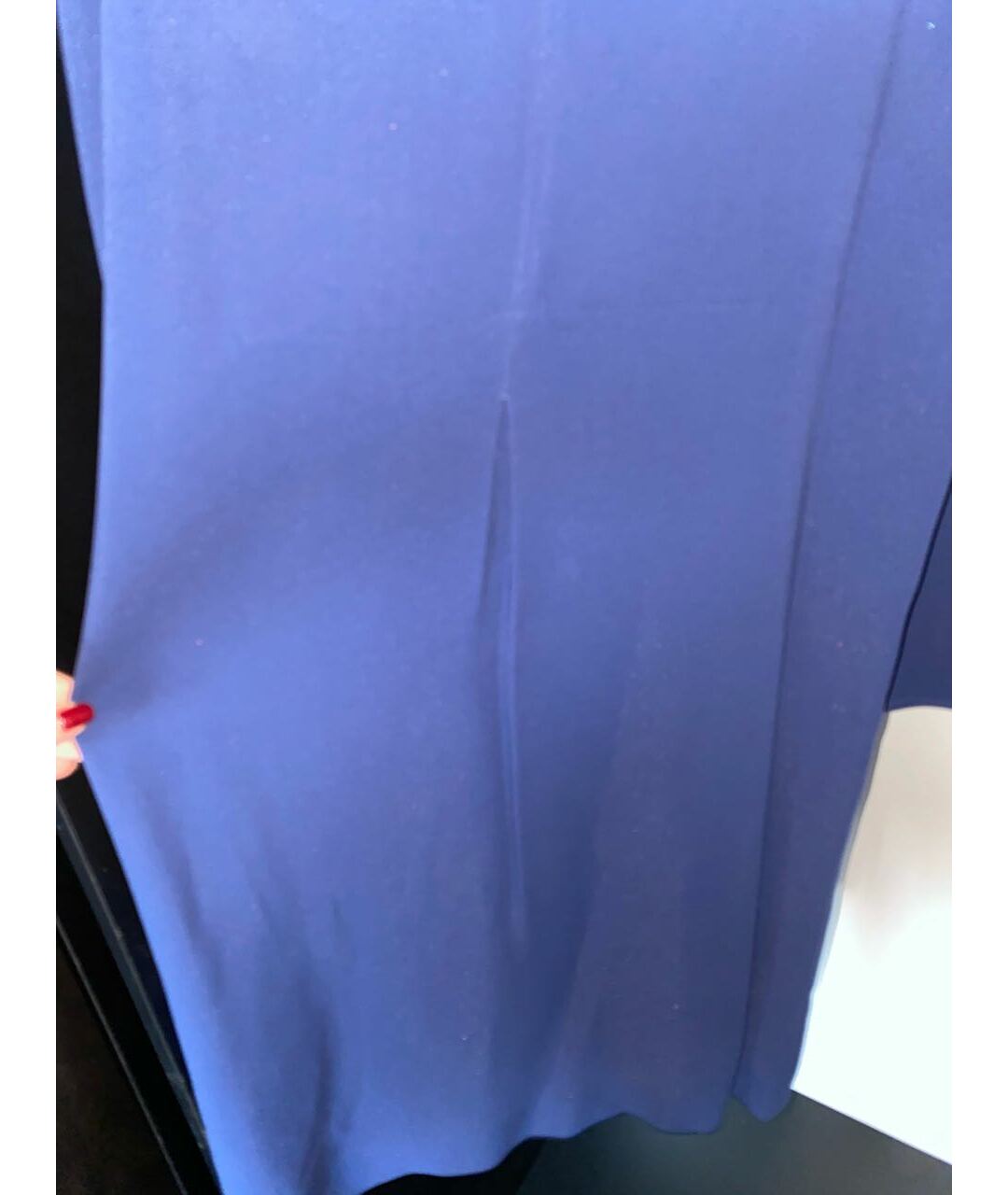 'S MAX MARA Синее вискозное повседневное платье, фото 3
