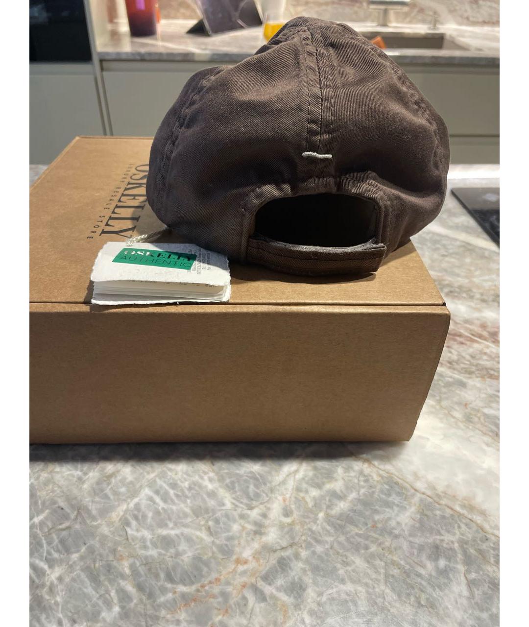 BRUNELLO CUCINELLI Коричневая хлопковая кепка/бейсболка, фото 4