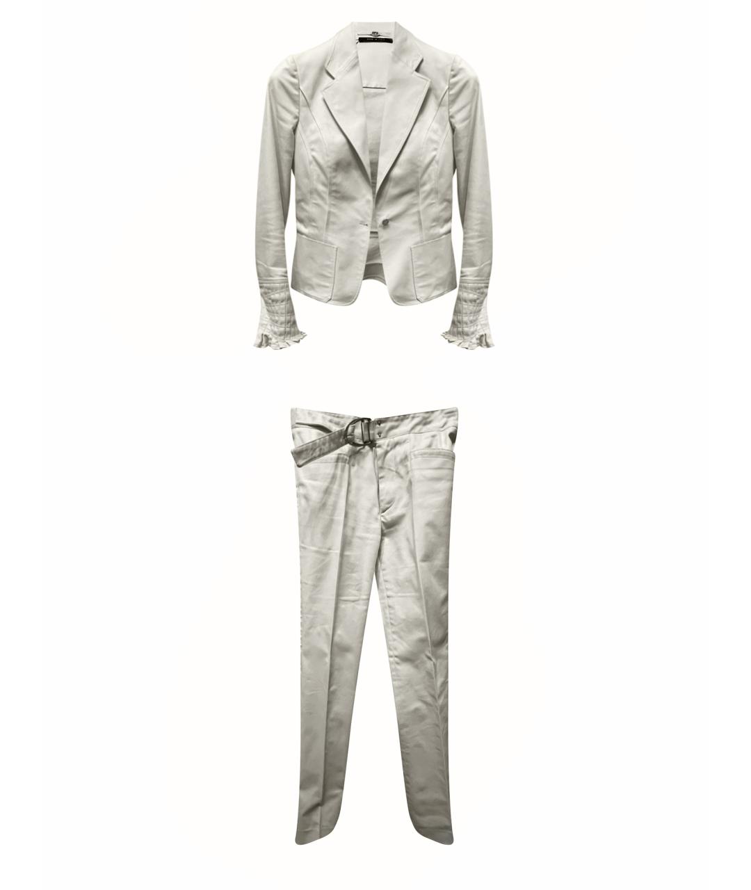 GUCCI Бежевый хлопковый костюм с брюками, фото 1