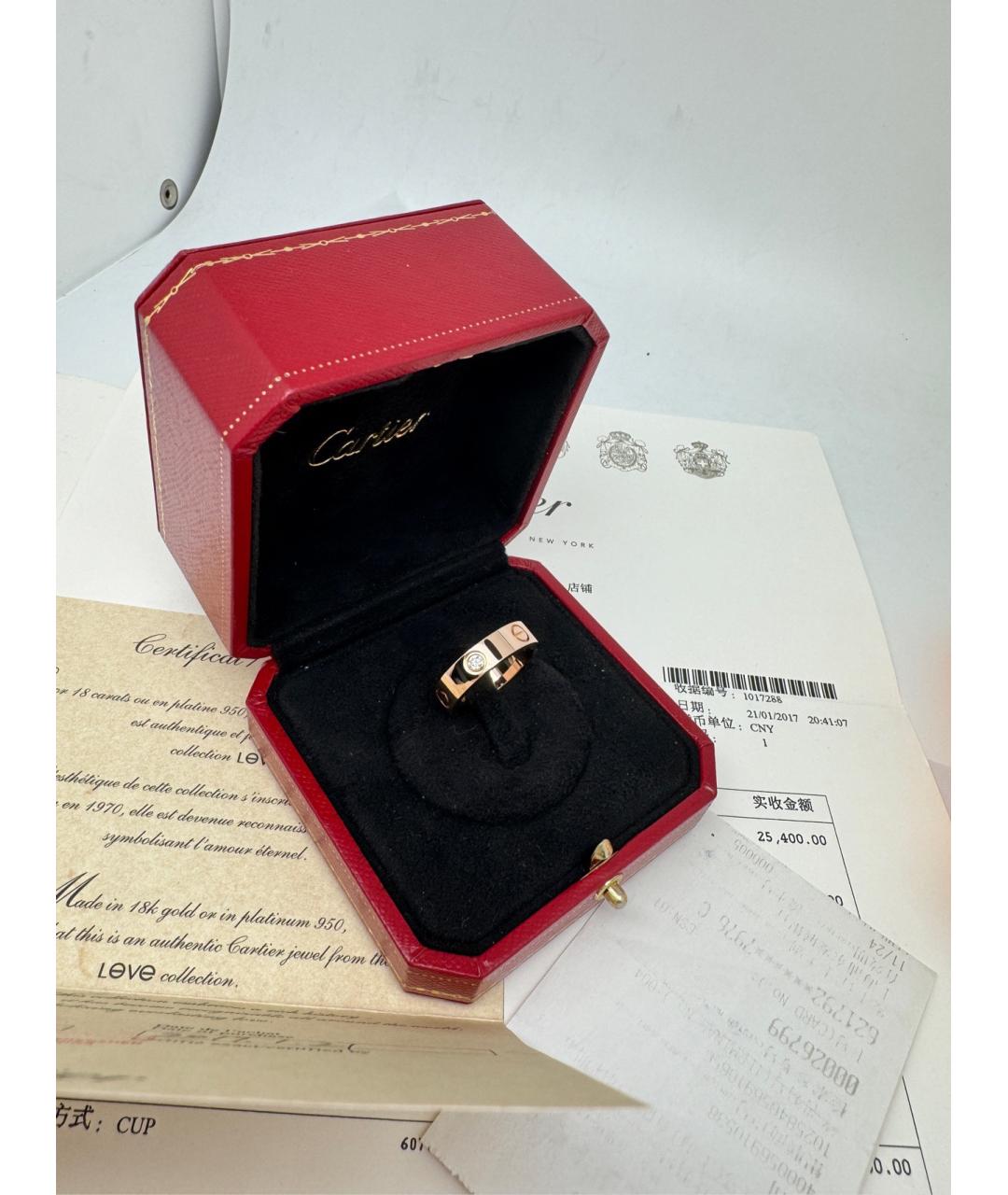 CARTIER Золотое кольцо из розового золота, фото 5