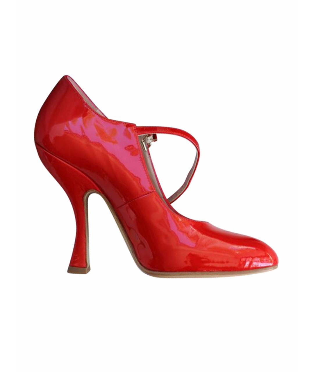VIVIENNE WESTWOOD Красные туфли из лакированной кожи, фото 1