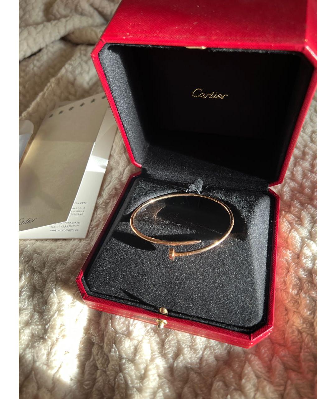 CARTIER Золотой браслет из розового золота, фото 3