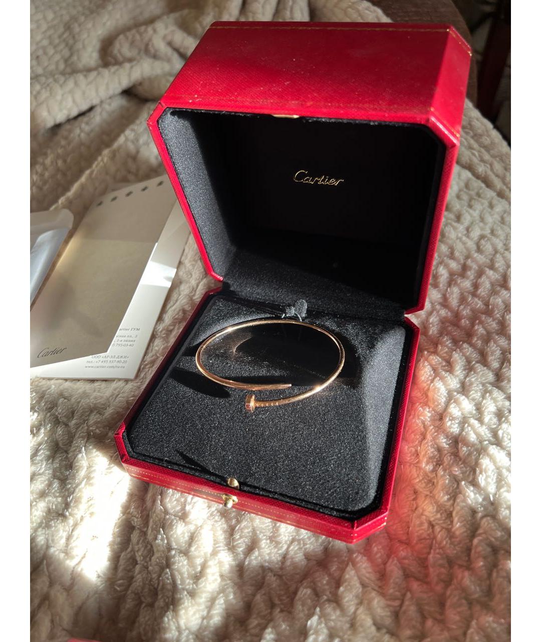 CARTIER Золотой браслет из розового золота, фото 4