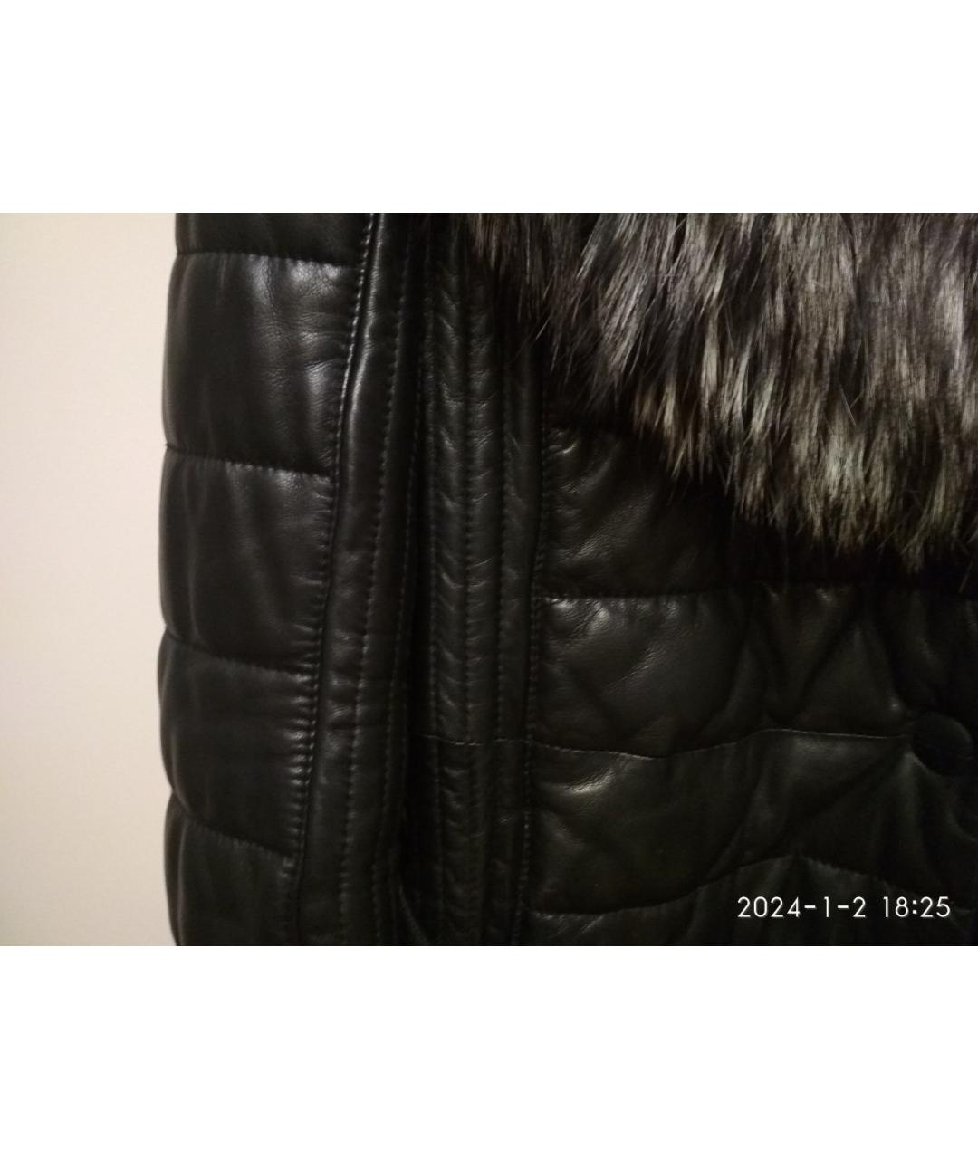 Jaeger-LeCoultre Reverso Черное кожаное пальто, фото 5