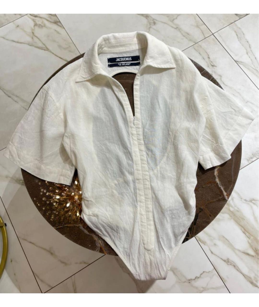 JACQUEMUS Бежевая блузы, фото 3