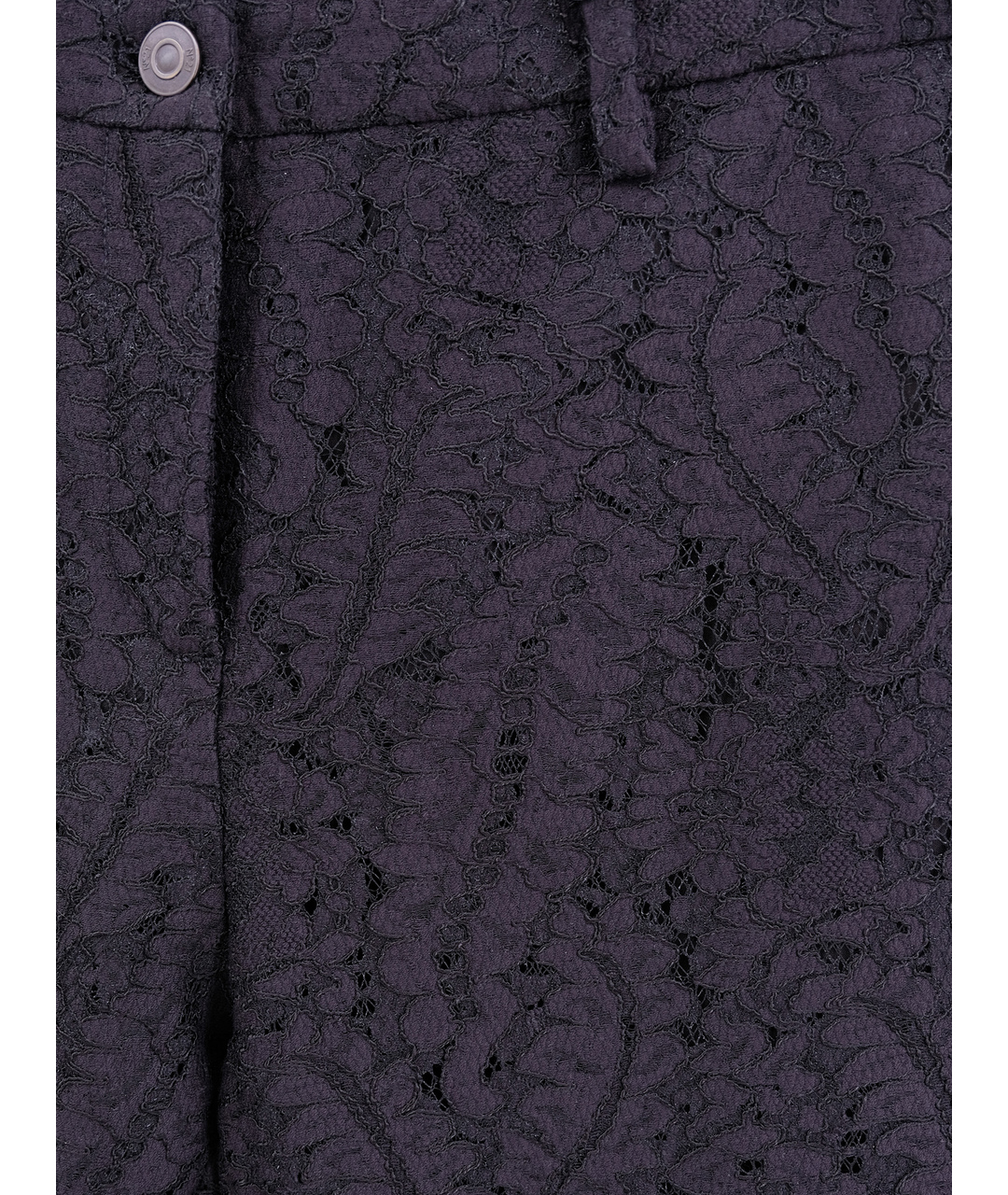 NO. 21 Черные кружевные прямые брюки, фото 3