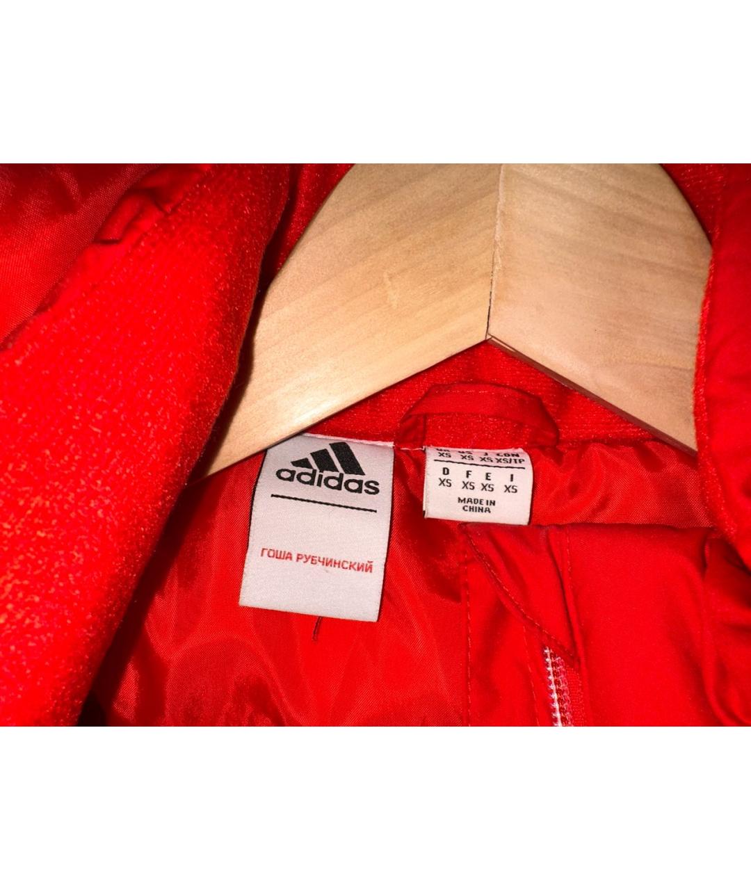 GOSHA RUBCHINSKIY Красная полиэстеровая куртка, фото 4