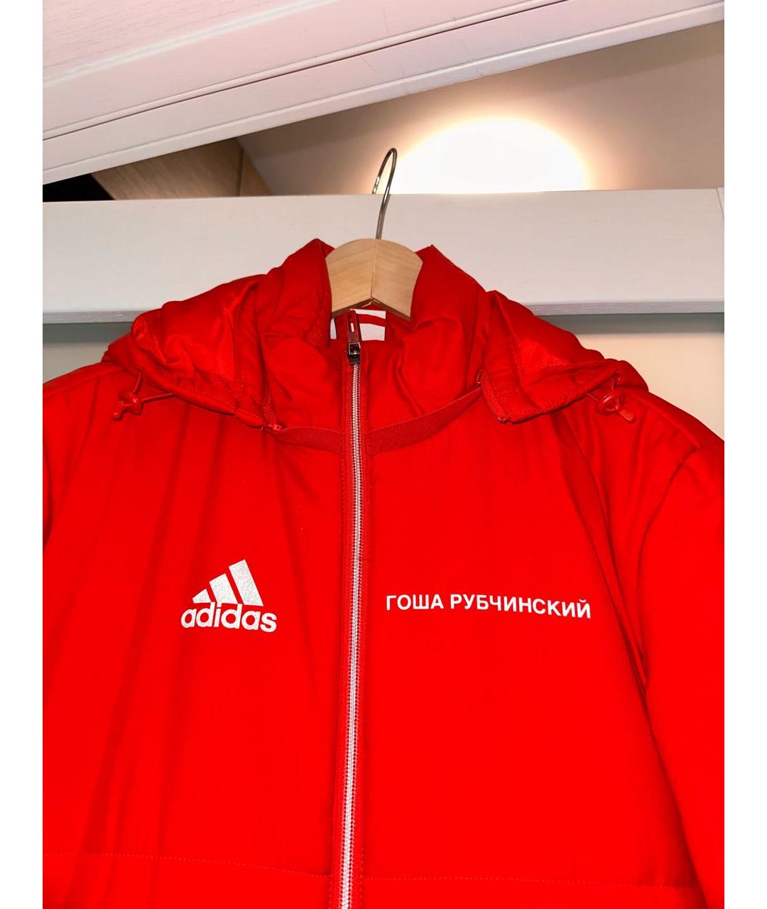 GOSHA RUBCHINSKIY Красная полиэстеровая куртка, фото 3