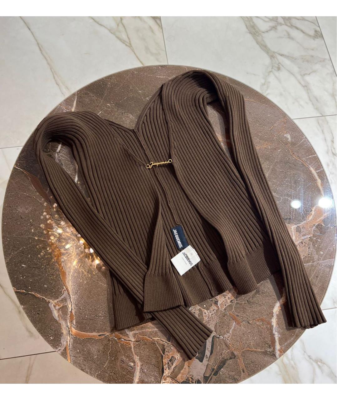 JACQUEMUS Коричневый кардиган, фото 2