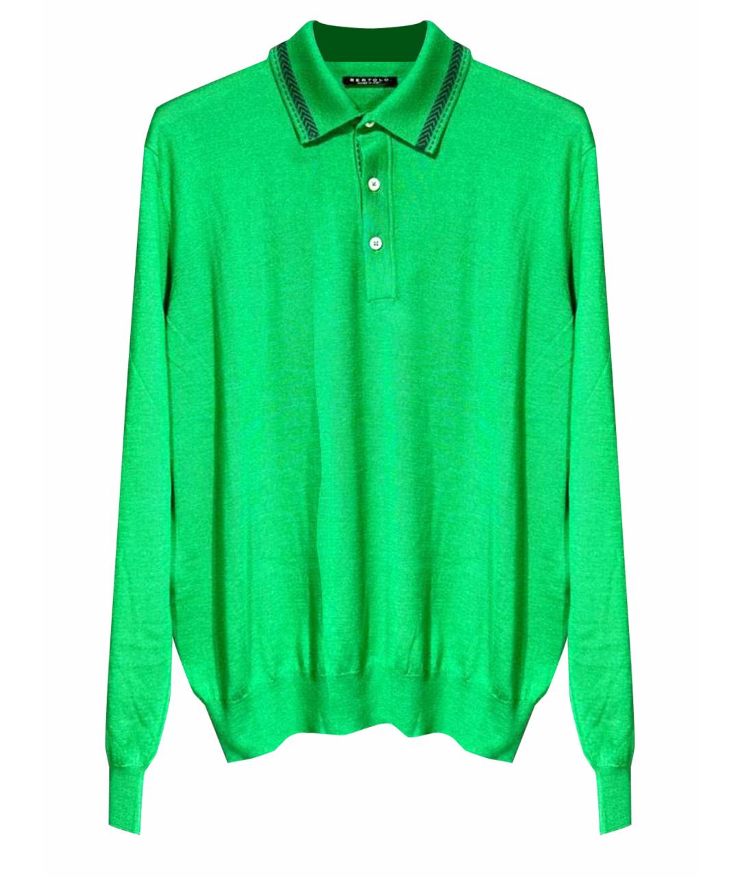 BERTOLO LUXURY MENSWEAR Зеленый джемпер / свитер, фото 1