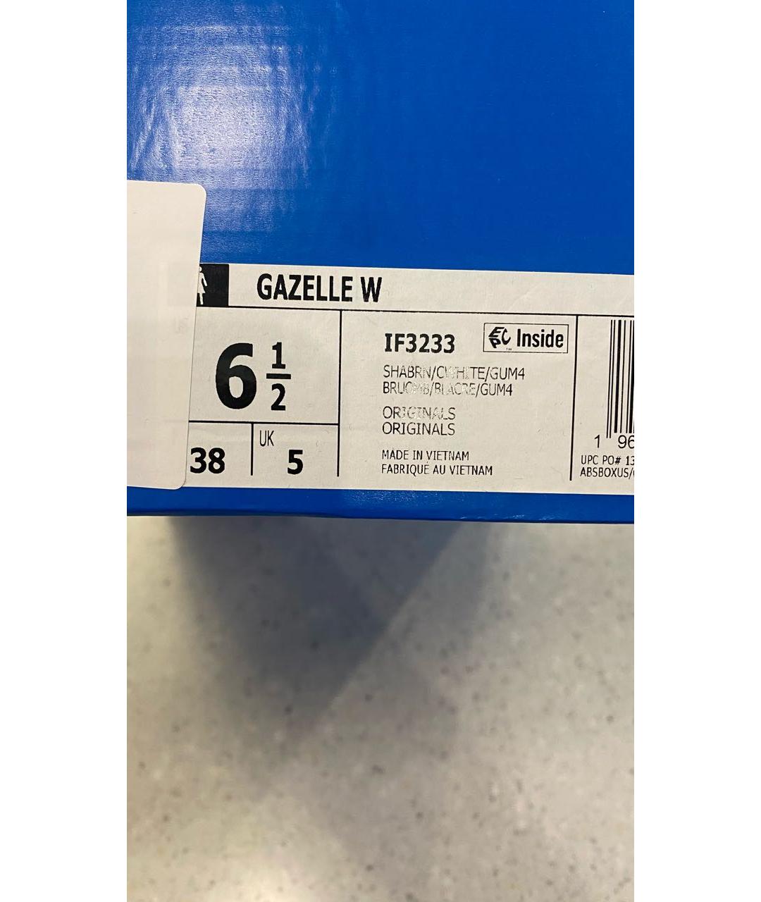 ADIDAS Коричневые замшевые кеды, фото 5