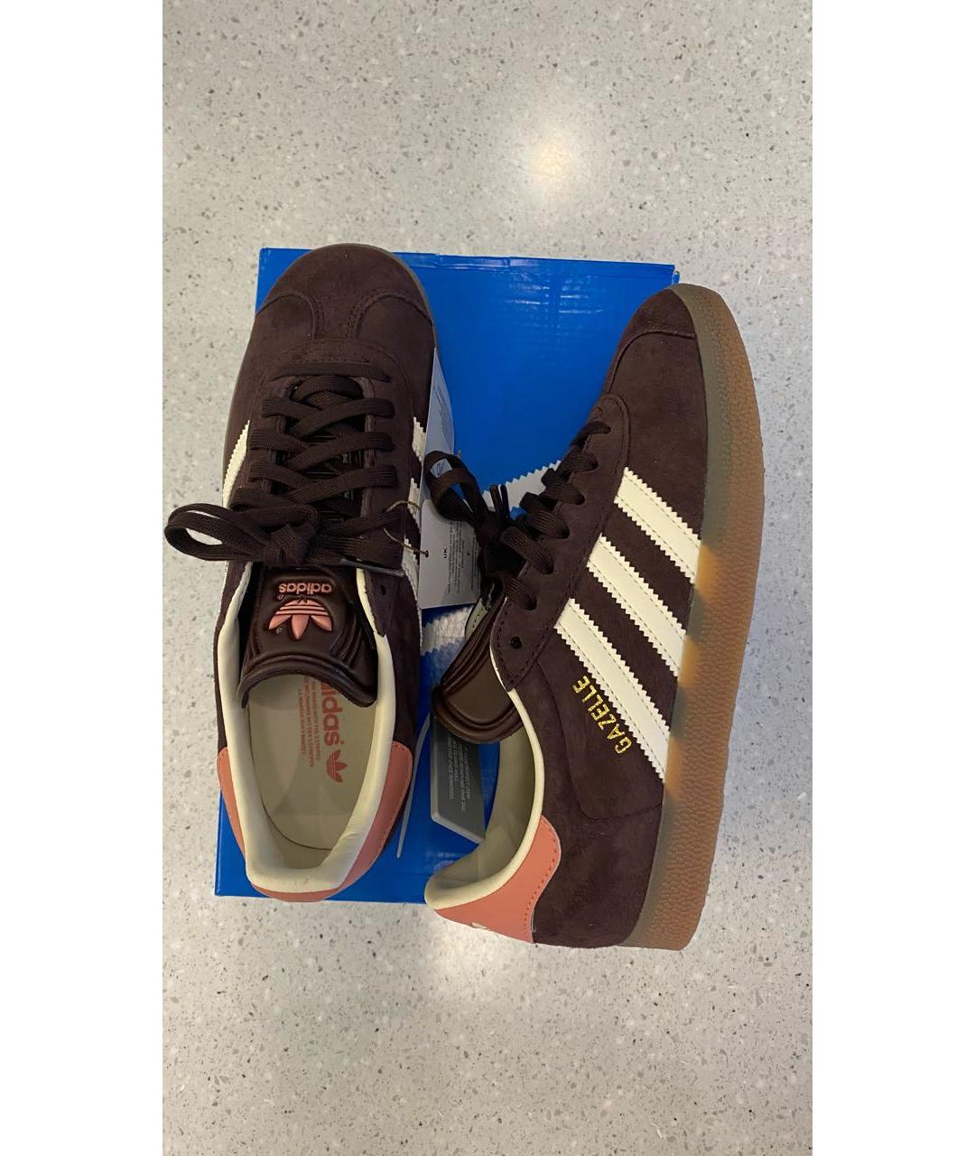 ADIDAS Коричневые замшевые кеды, фото 6