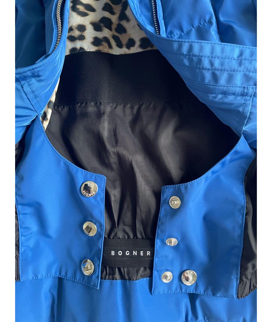 BOGNER Синяя полиэстеровая куртка, фото 6
