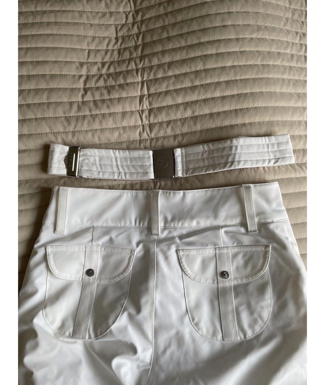BOGNER Белые полиэстеровые спортивные брюки и шорты, фото 2