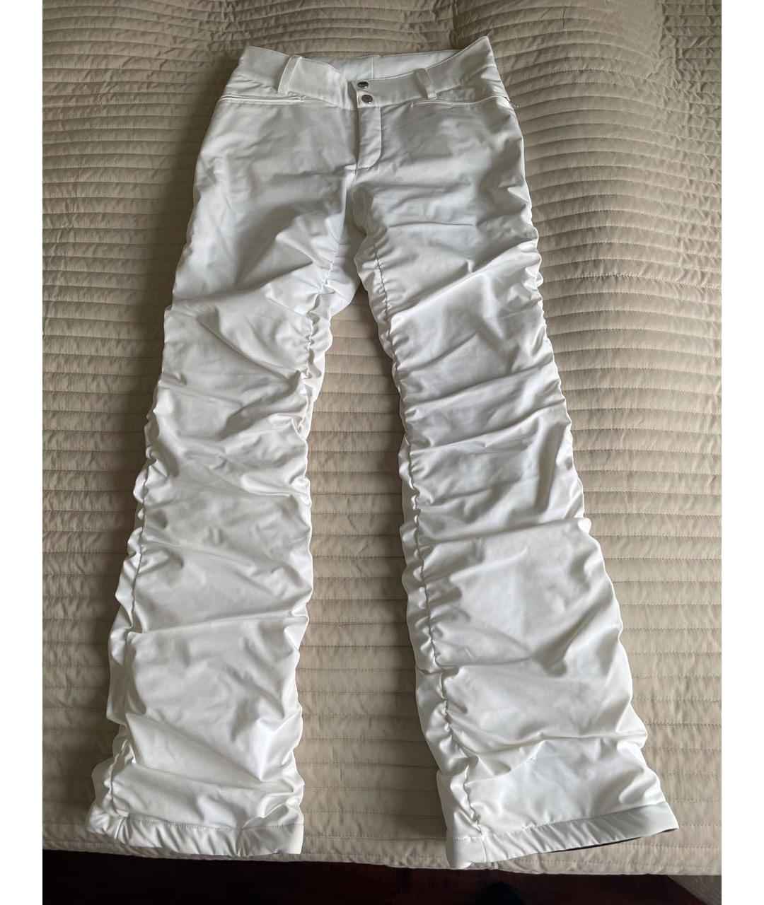 BOGNER Белые полиэстеровые спортивные брюки и шорты, фото 7