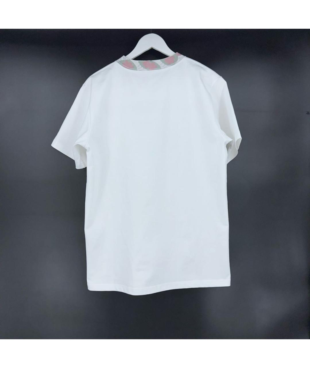CHRISTIAN DIOR PRE-OWNED Белая хлопковая футболка, фото 2